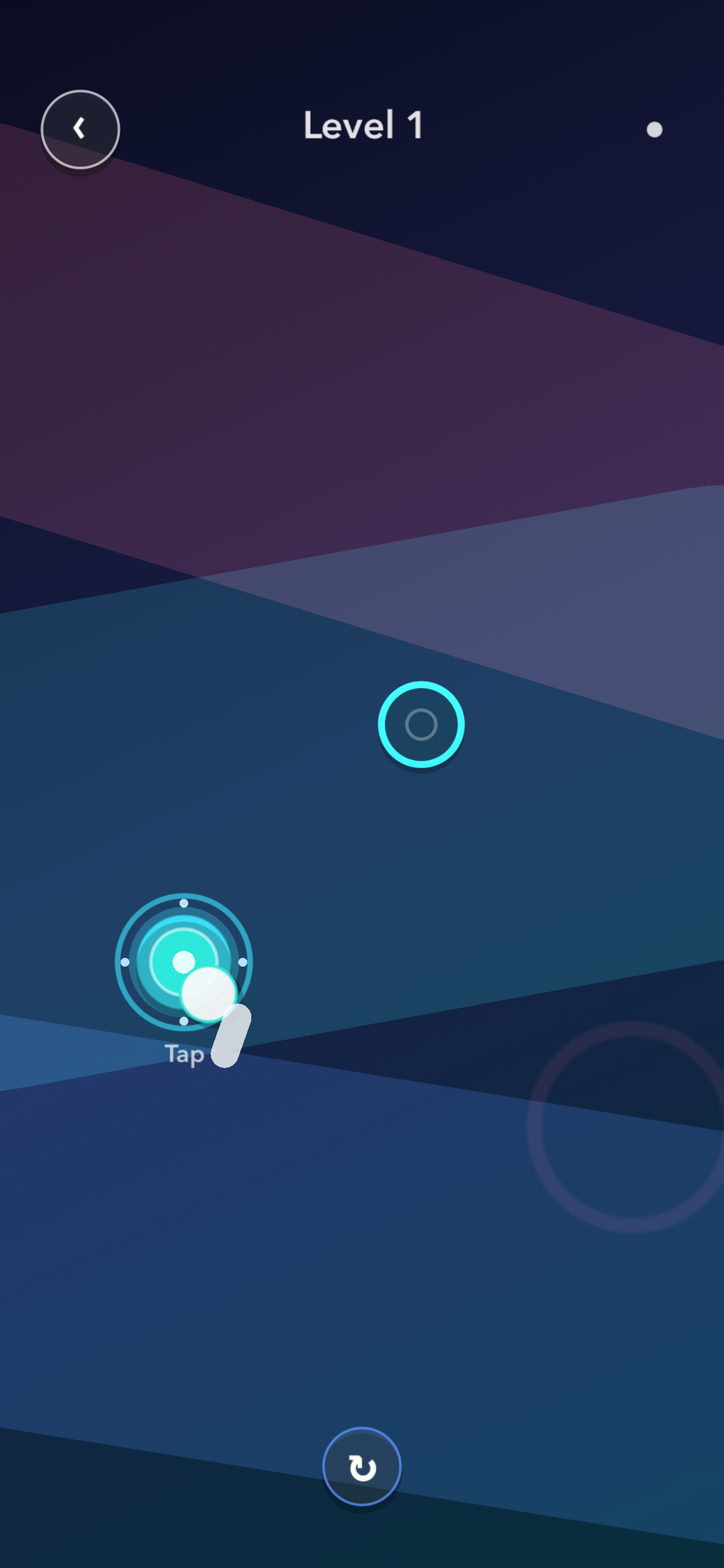 Ripple Pins level selection screen